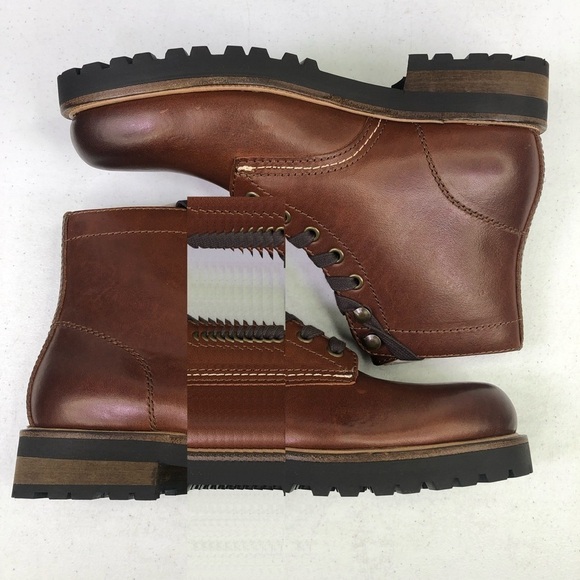 BLOOMINGDALES The Mens Store Leather Lace Up Boots main image 4